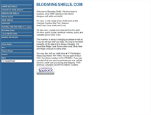 Tablet Screenshot of bloomingshells.com